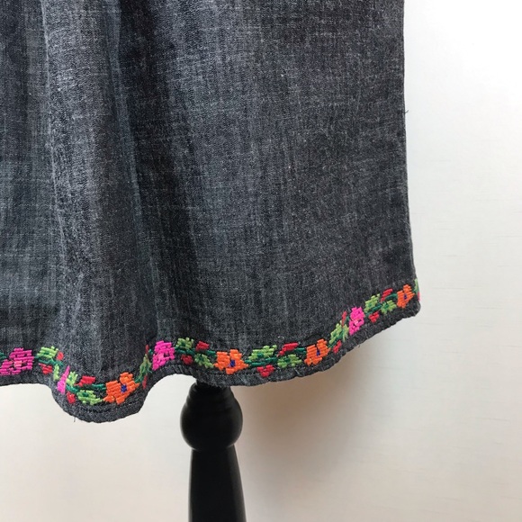 Free People Oaxaca Chambray Embroidered Dress - Picture 11 of 15